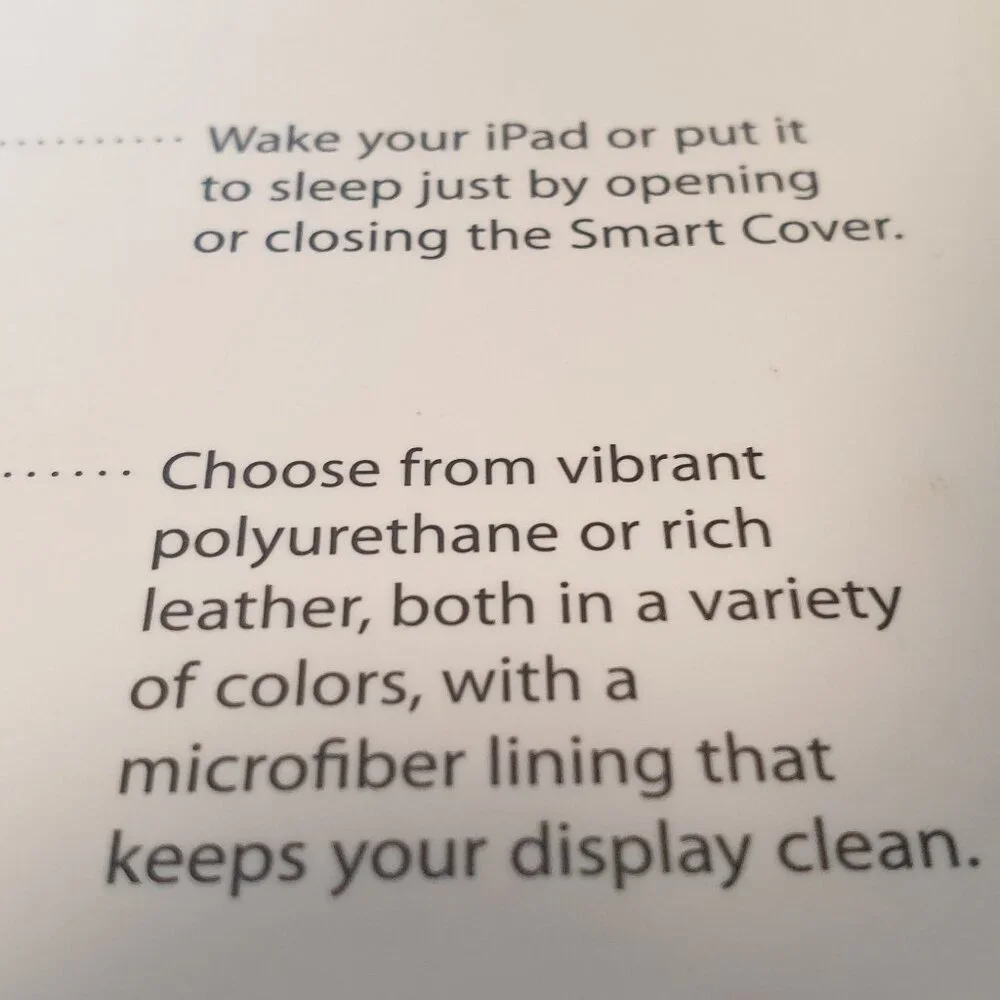 NEW iPad smart cover